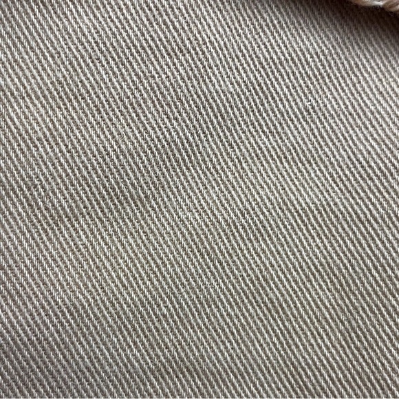 Billabong Coast Line Denim Shorts S Tan Orange Low Rise Frayed Hem Beach Coastal - Picture 9 of 9